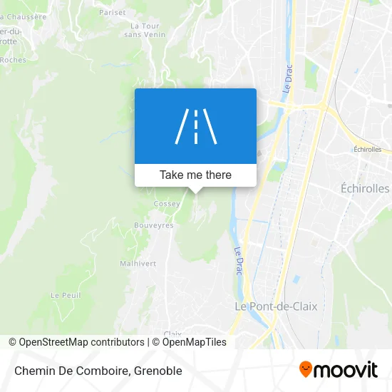 Chemin De Comboire map