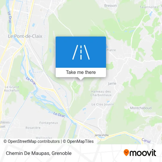 Chemin De Maupas map