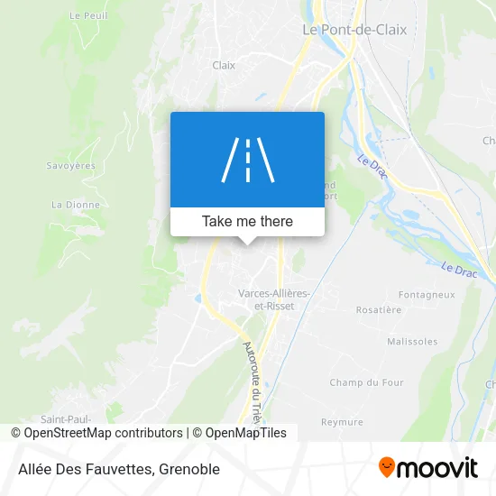 Allée Des Fauvettes map