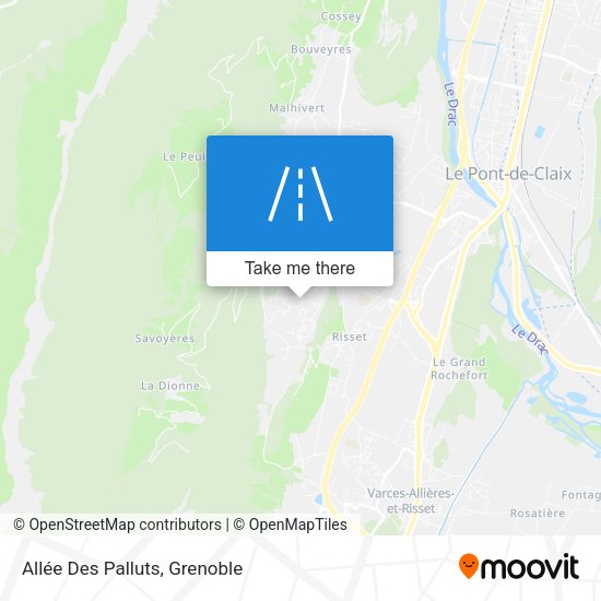 Allée Des Palluts map
