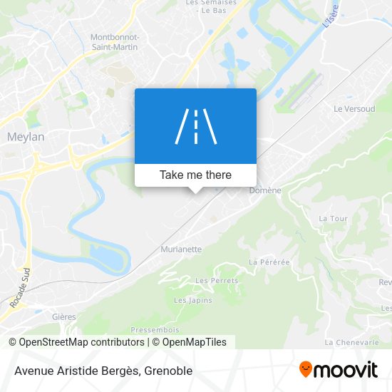 Avenue Aristide Bergès map
