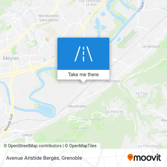 Avenue Aristide Bergès map