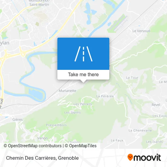 Chemin Des Carrières map