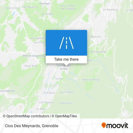 Clos Des Meynards map