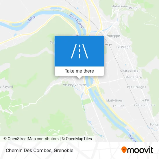Chemin Des Combes map