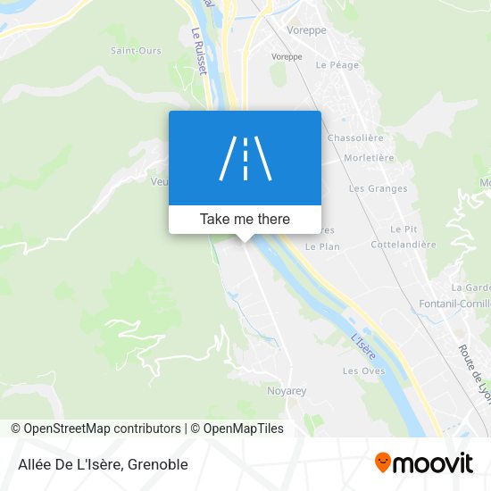 Allée De L'Isère map