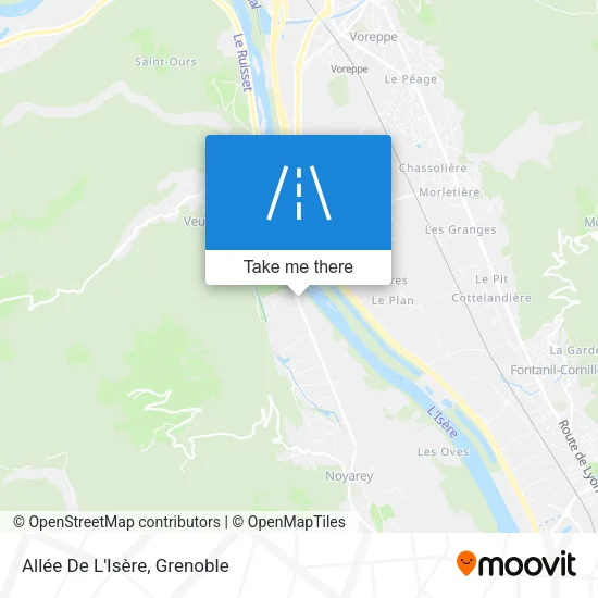 Allée De L'Isère map