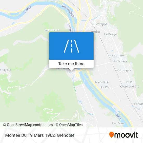 Montée Du 19 Mars 1962 map