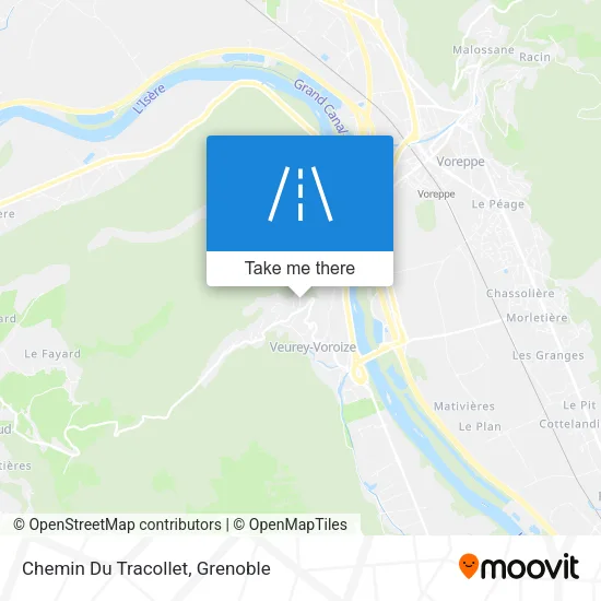 Chemin Du Tracollet map