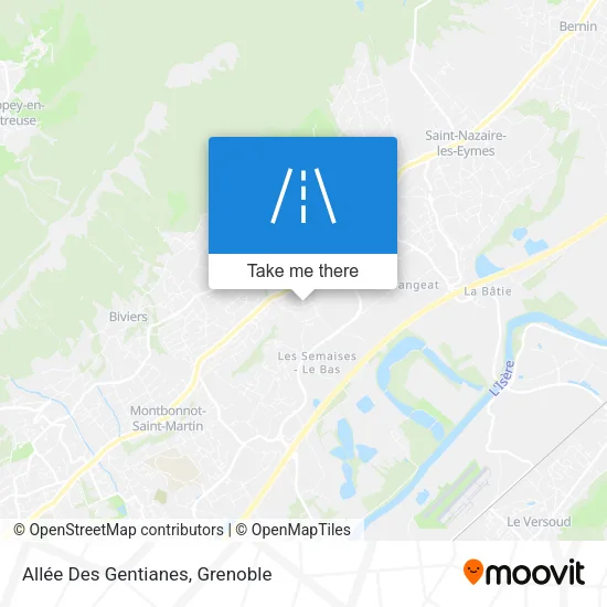 Allée Des Gentianes map