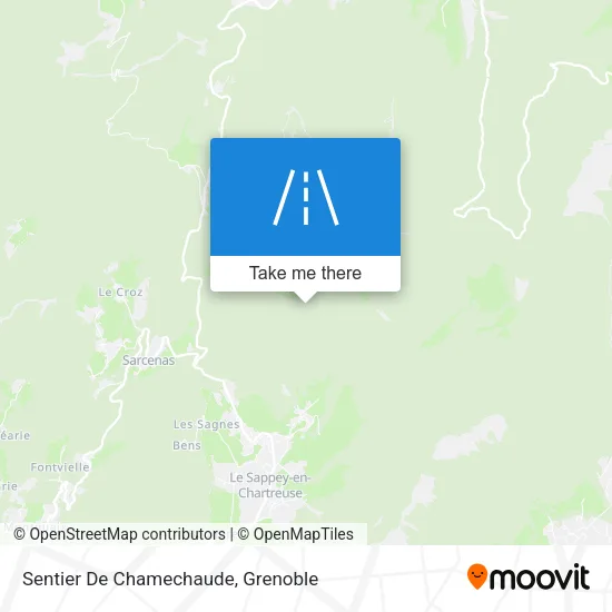 Sentier De Chamechaude map
