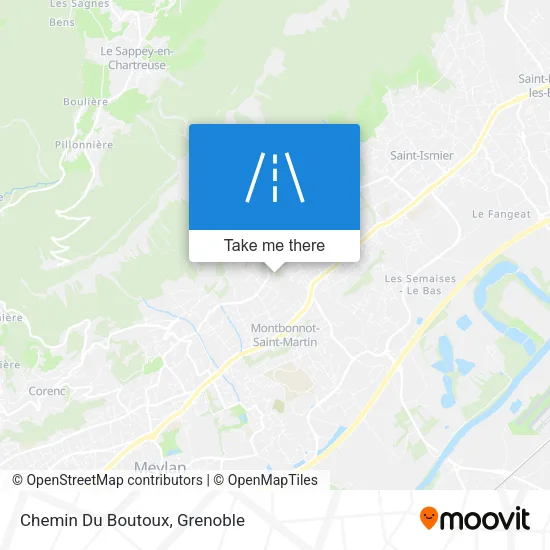 Chemin Du Boutoux map