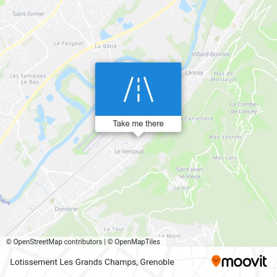 Lotissement Les Grands Champs map