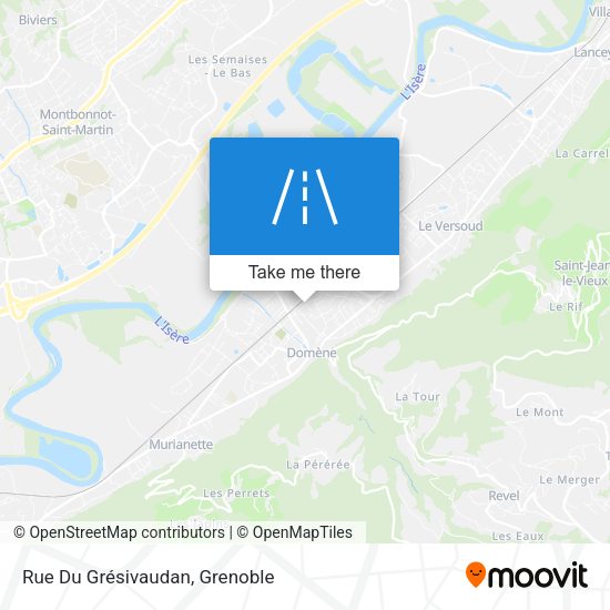Rue Du Grésivaudan map