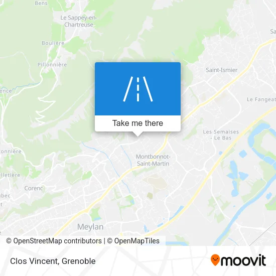Clos Vincent map