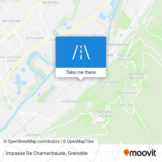 Impasse De Chamechaude map