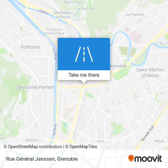 Rue Général Janssen map