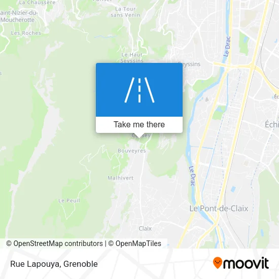 Rue Lapouya map
