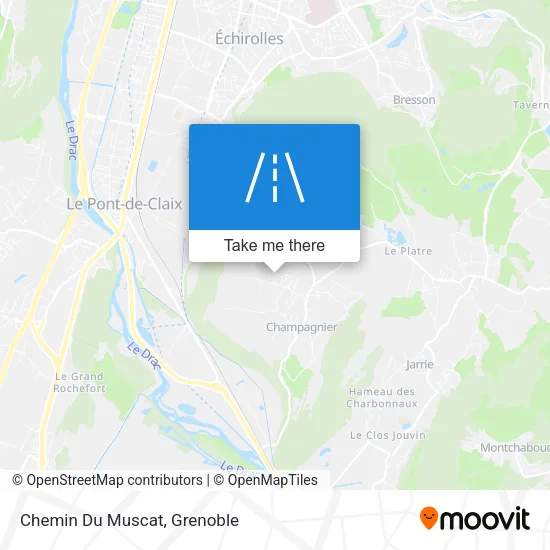 Chemin Du Muscat map