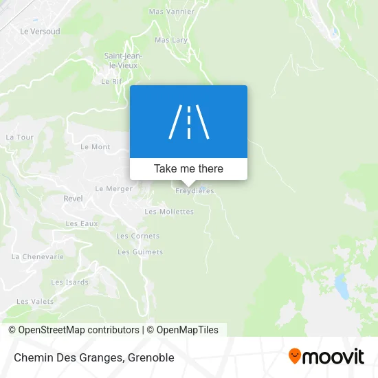 Chemin Des Granges map