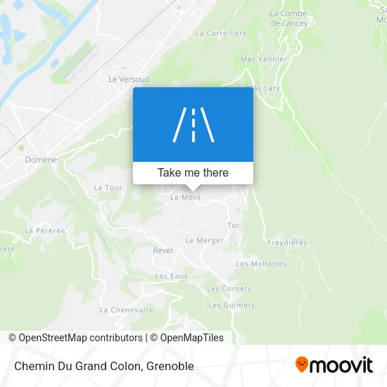 Chemin Du Grand Colon map