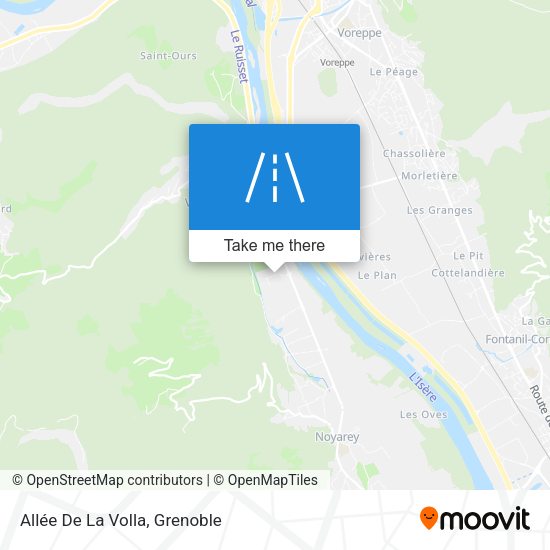 Allée De La Volla map