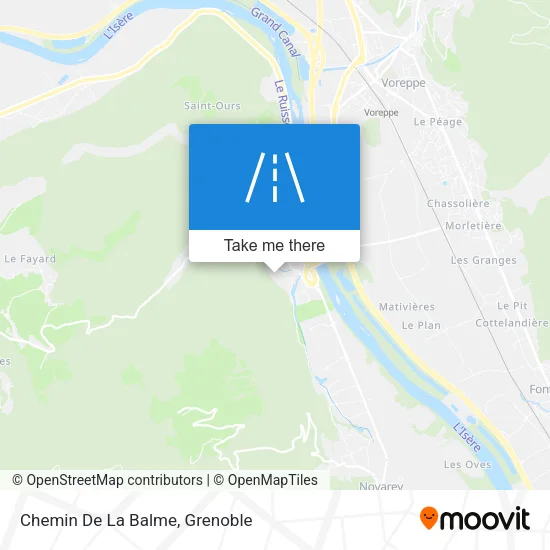 Chemin De La Balme map