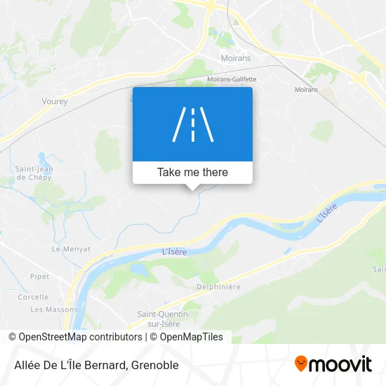 Allée De L'Île Bernard map