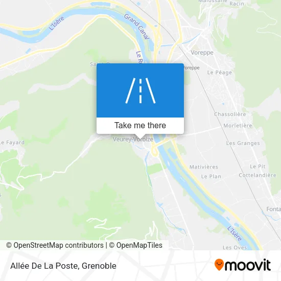 Allée De La Poste map