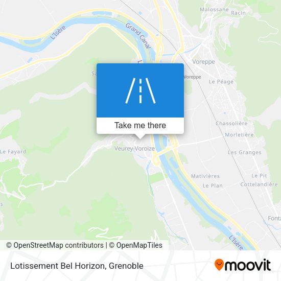 Lotissement Bel Horizon map