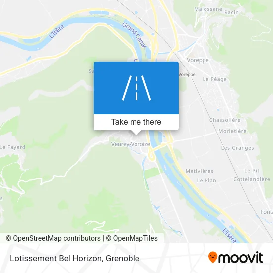 Lotissement Bel Horizon map