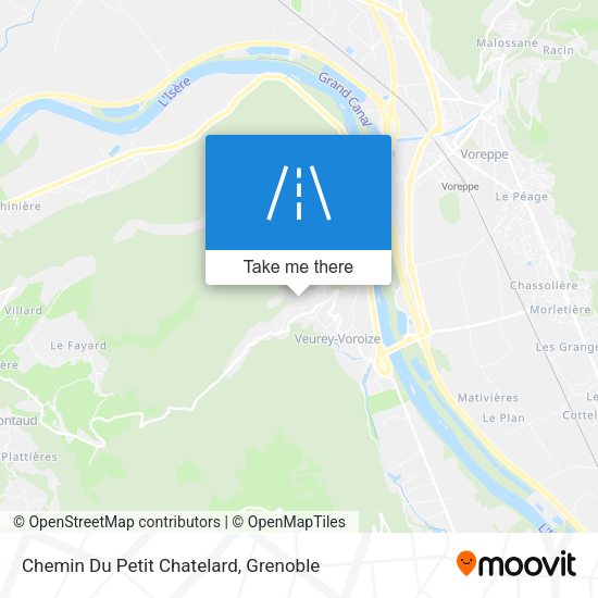 Chemin Du Petit Chatelard map