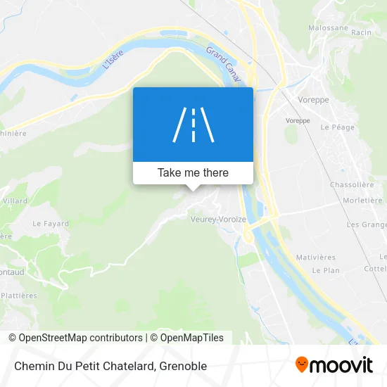 Chemin Du Petit Chatelard map