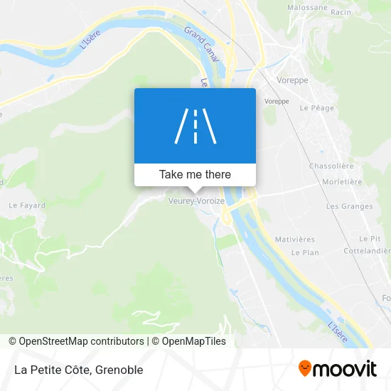 La Petite Côte map