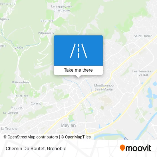 Chemin Du Boutet map