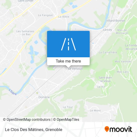 Le Clos Des Mâtines map
