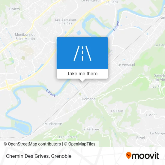 Chemin Des Grives map
