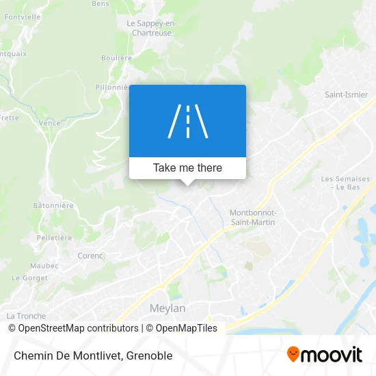 Chemin De Montlivet map