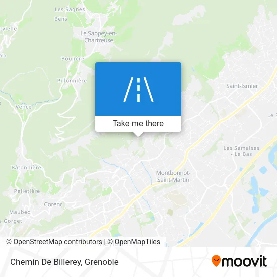 Chemin De Billerey map