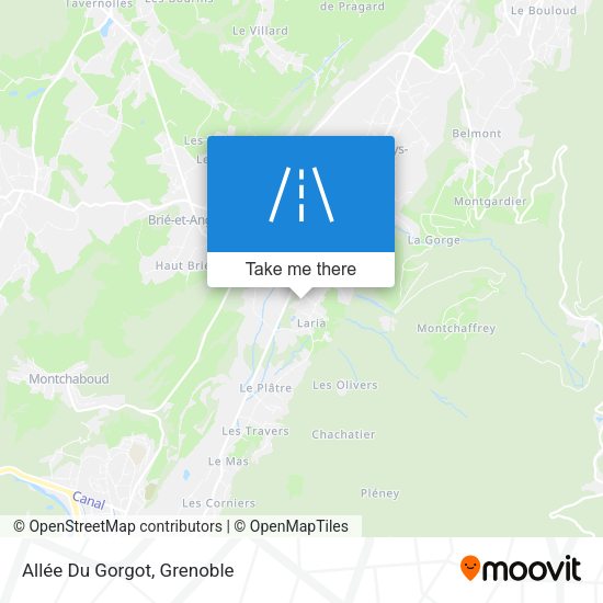 Allée Du Gorgot map