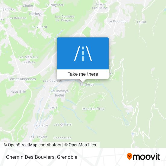 Chemin Des Bouviers map