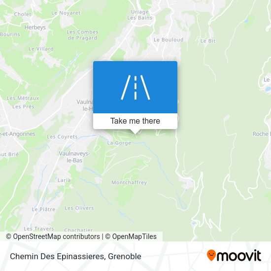 Chemin Des Epinassieres map