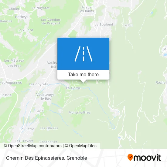 Chemin Des Epinassieres map