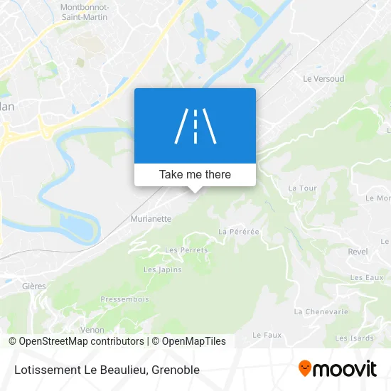 Lotissement Le Beaulieu map