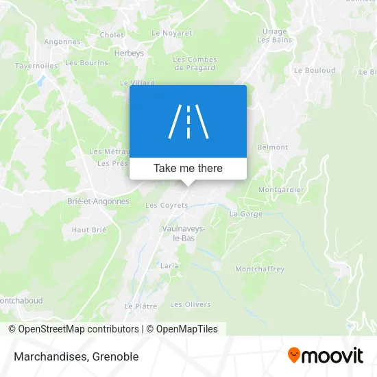 Marchandises map