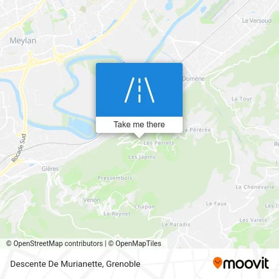 Descente De Murianette map