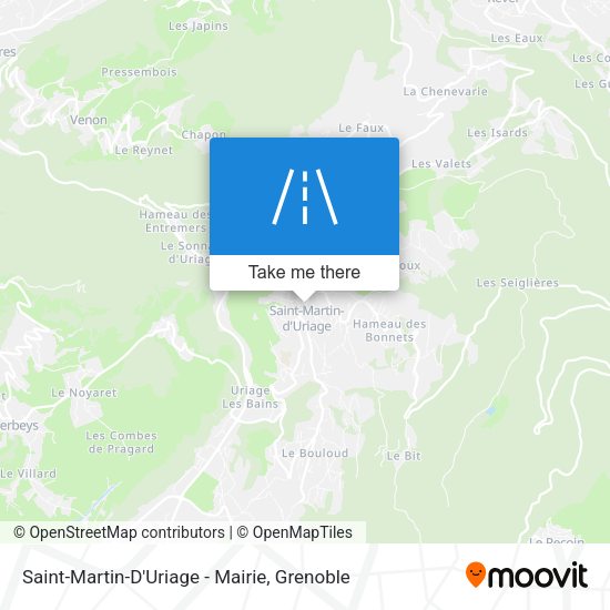 Saint-Martin-D'Uriage - Mairie map