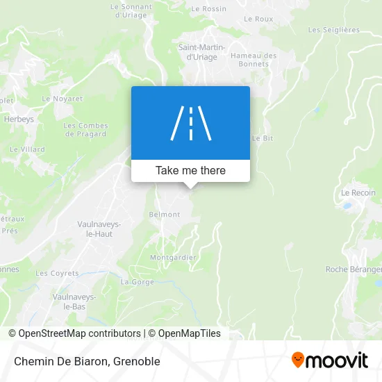 Chemin De Biaron map