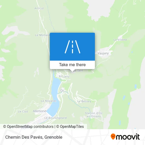 Chemin Des Pavés map