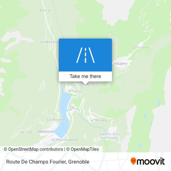 Route De Champs Fourier map